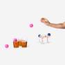 Multicolour party pong battle. beer vs. bubbles