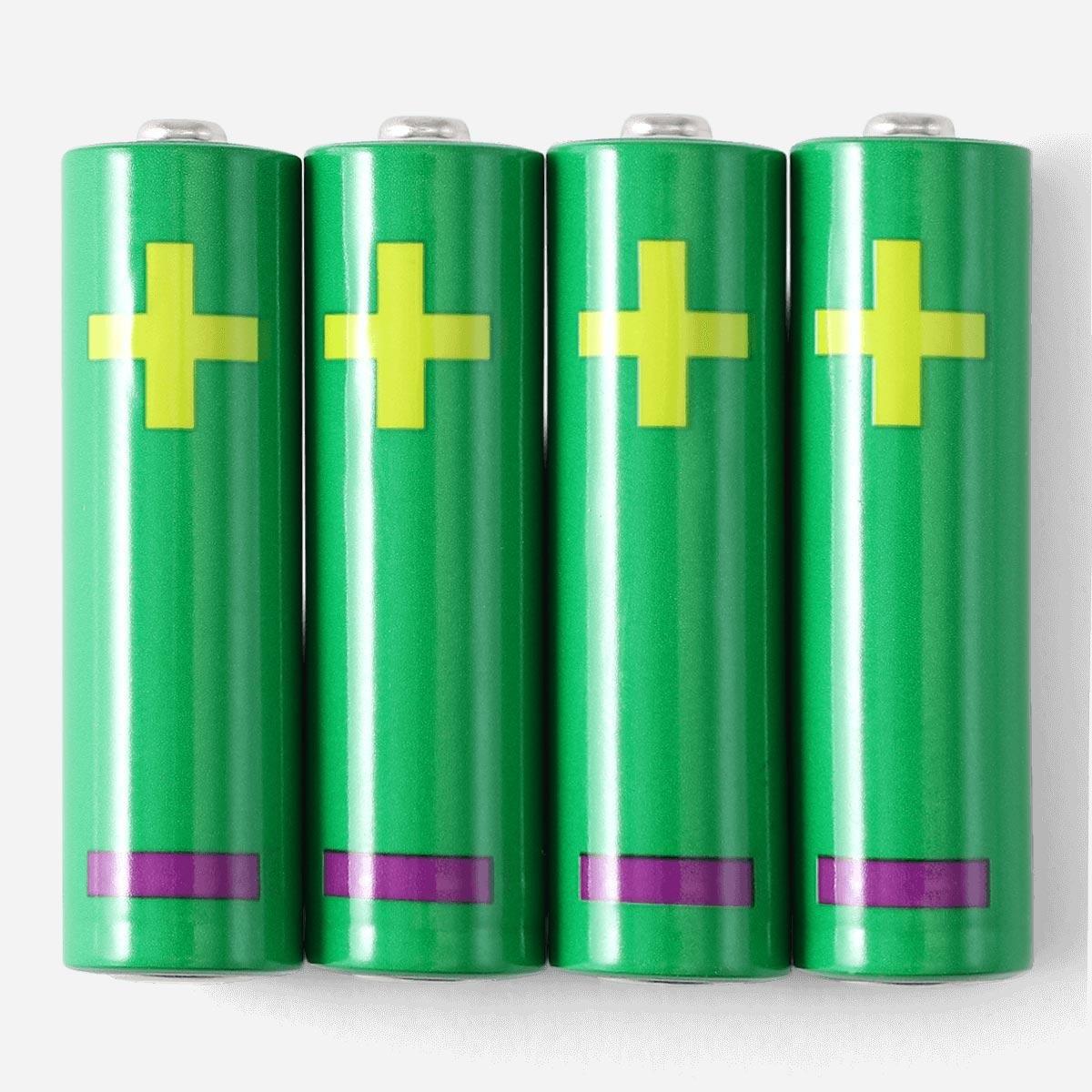Green batteries. aa/lr6