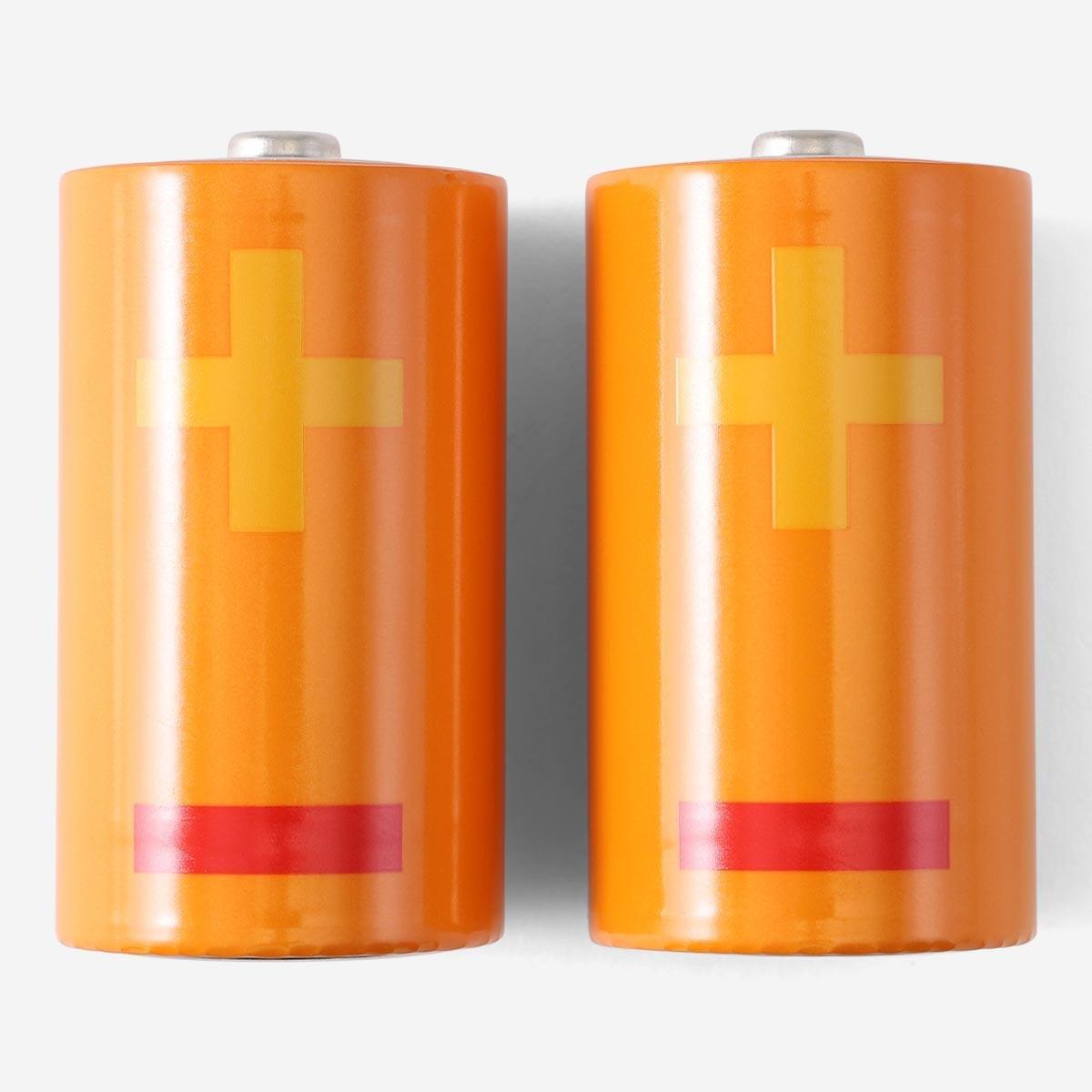 Orange batteries. d/lr20