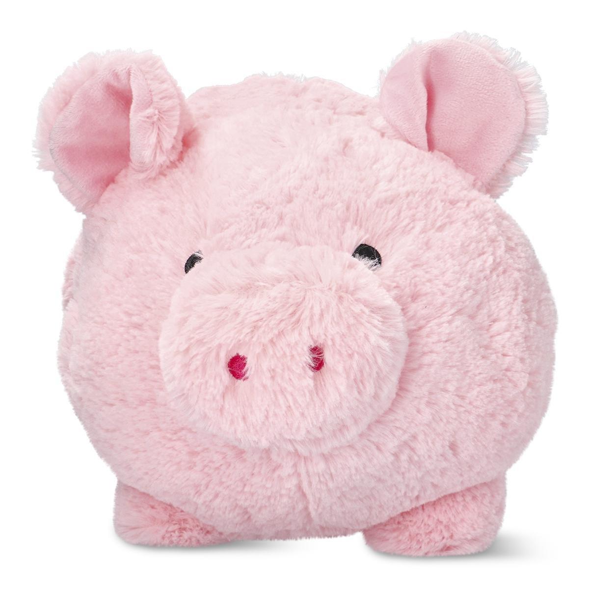 PINK       Plush toy piggy bank