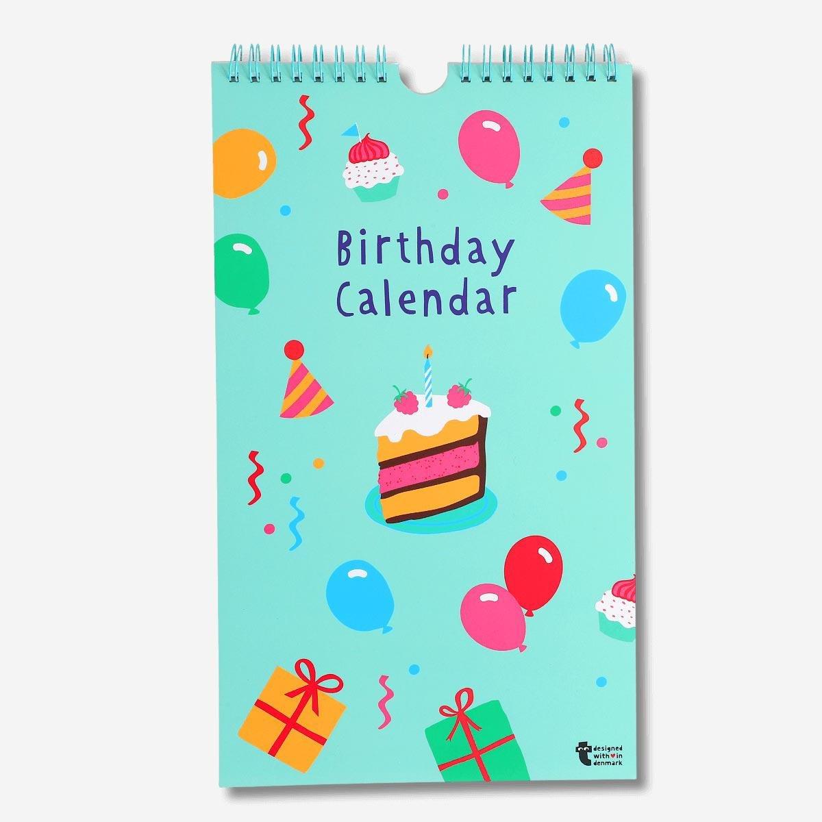 Birthday calendar