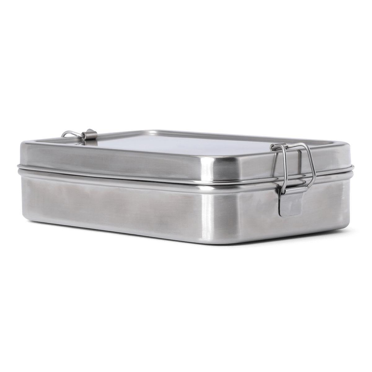 Silver Stainless steel lunch box