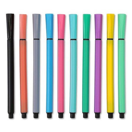 Thin-tipped felt pens