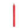 Red candle. 25 cm