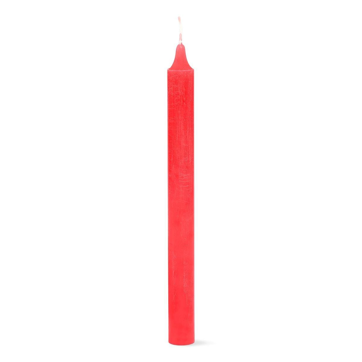 Red candle. 25 cm