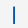 Blue candle. 25 cm