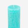 Turquoisepillar candle. 15 cm