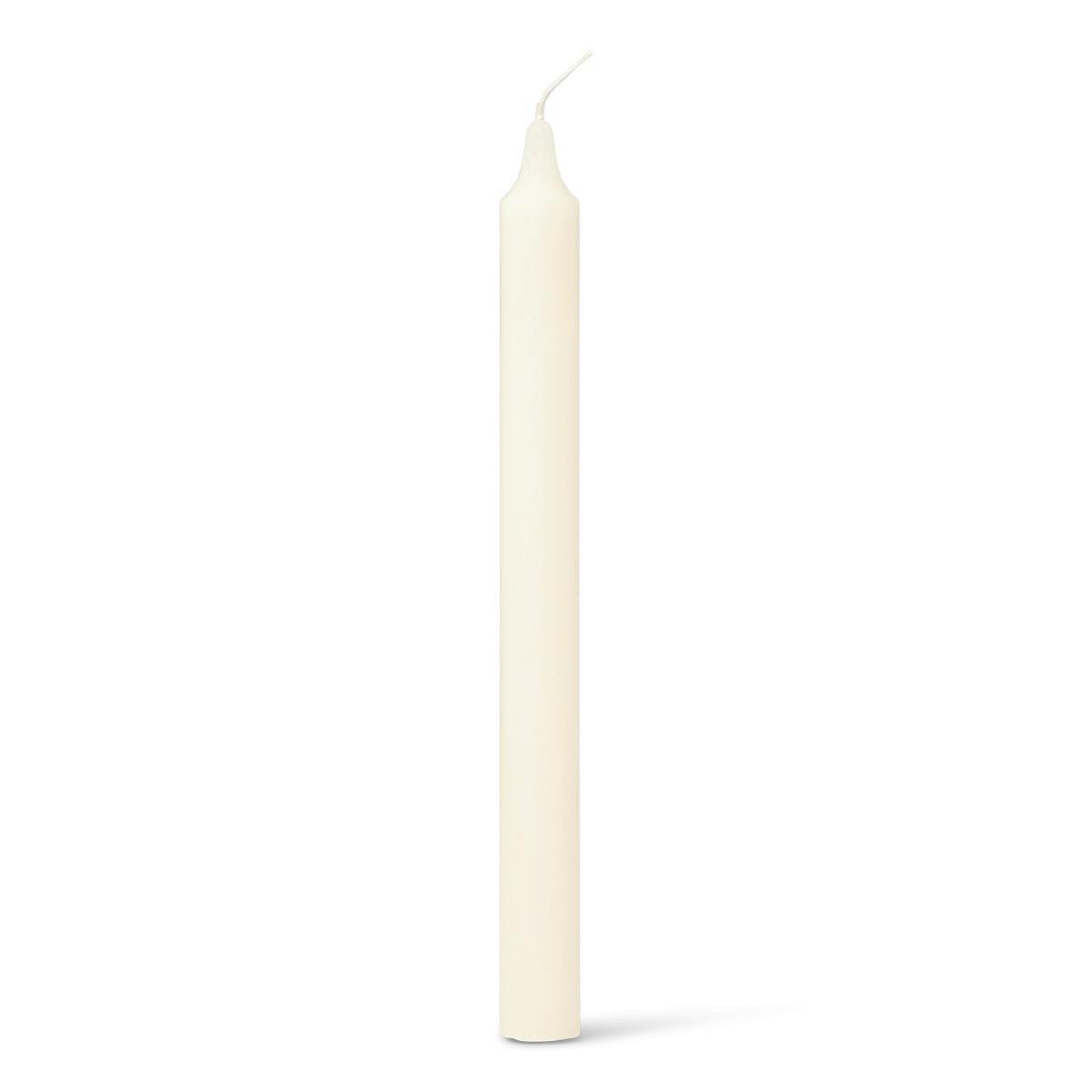 White candle. 25 cm