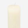 Cream pillar candle. 15 cm