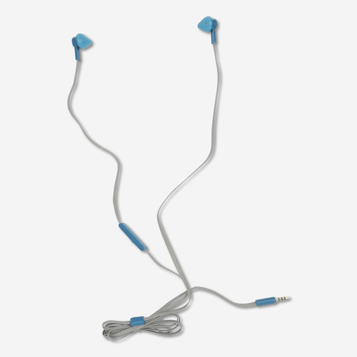 Blue headphones