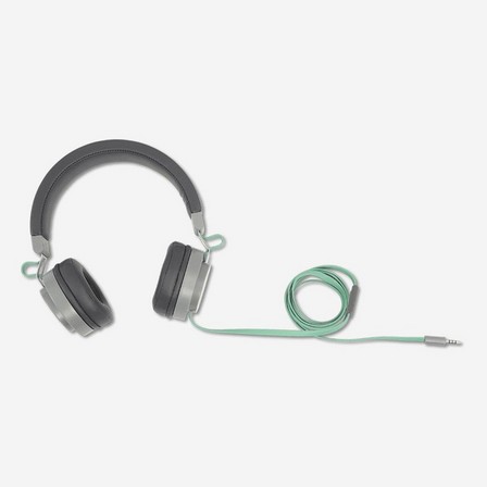 Green headphones