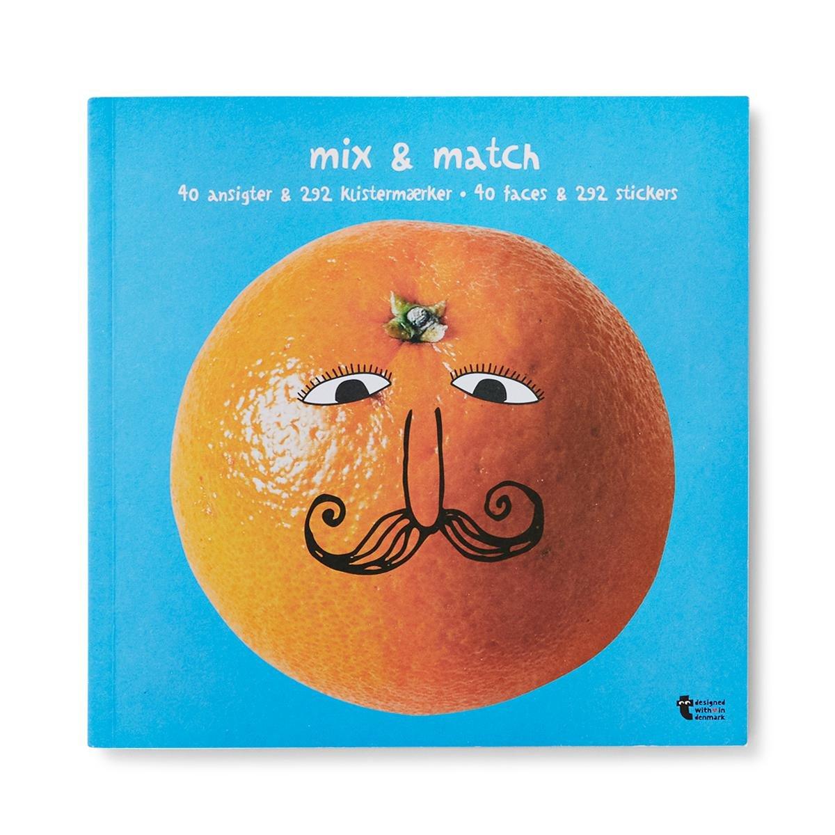 Multicolour Mix and match activity book