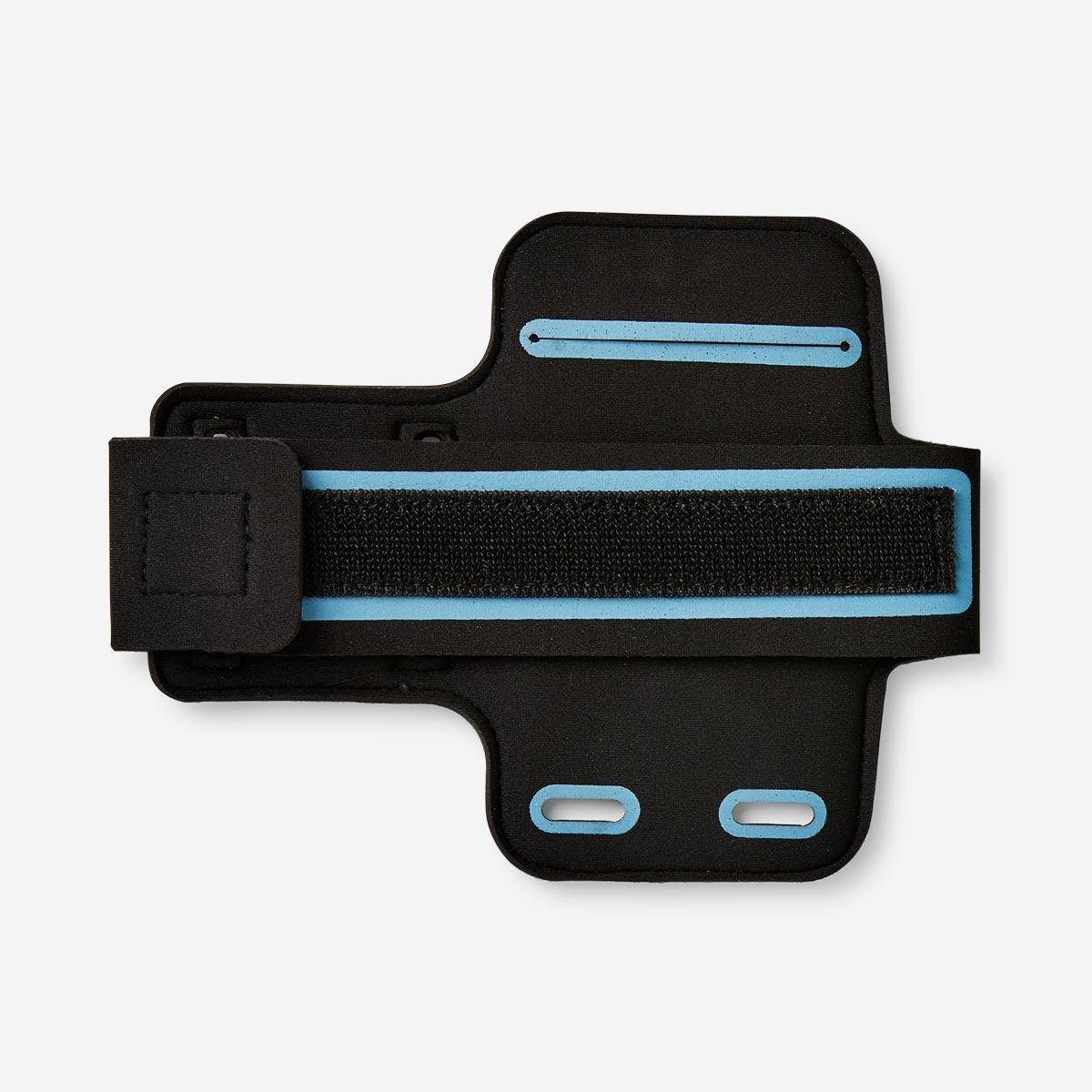 Green smartphone running armband