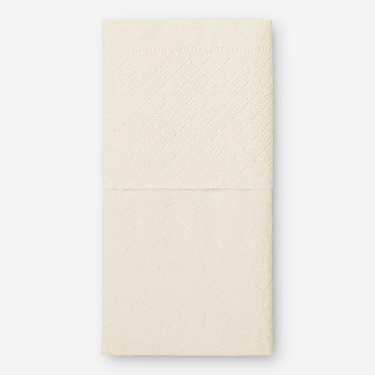 Beige Unbleached biodegradable handkerchief
