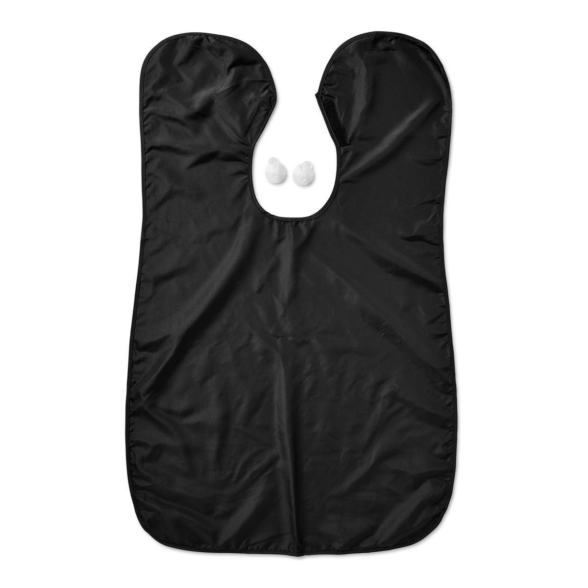 Black beard shaving cape