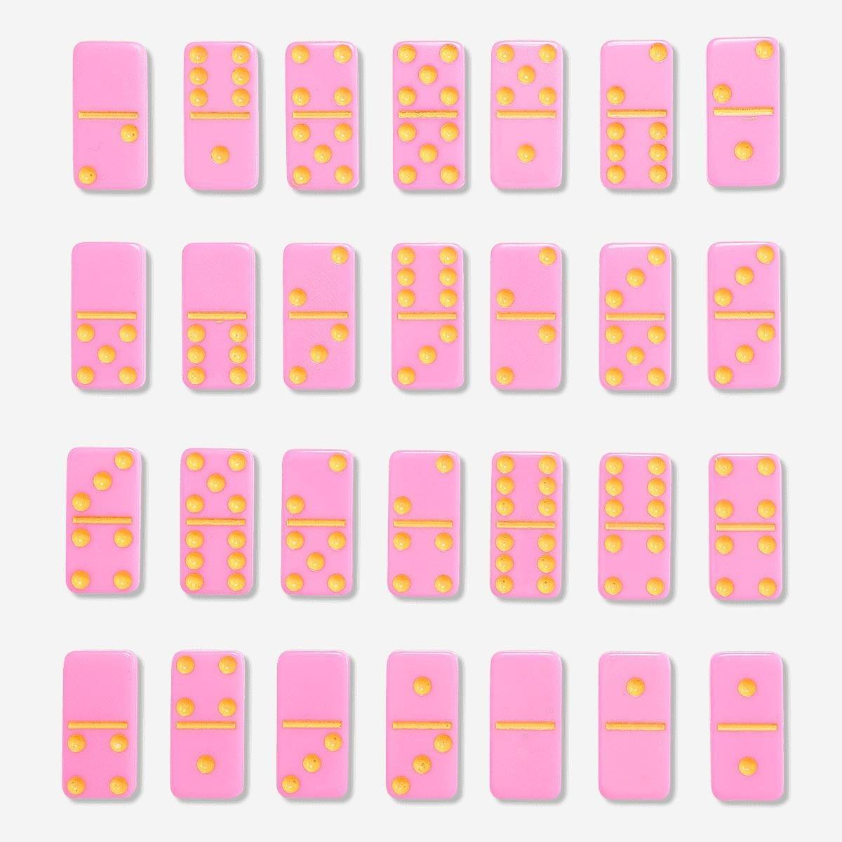 Pink domino game