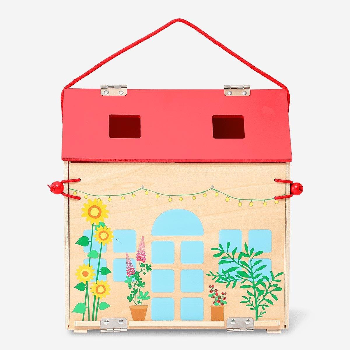 Multicolour Wooden Dollhouse