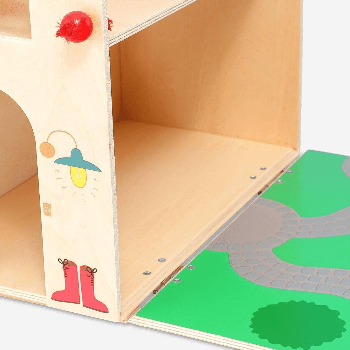 Multicolour Wooden Dollhouse