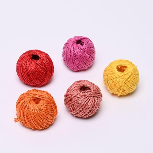 Multicolour cotton thread