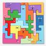 Multicolour jigsaw puzzle game