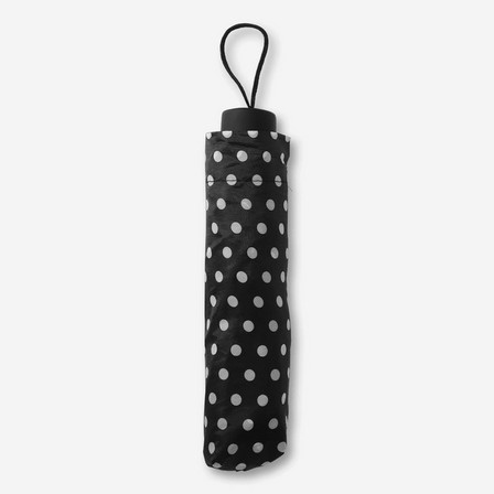 Black polka dots umbrella