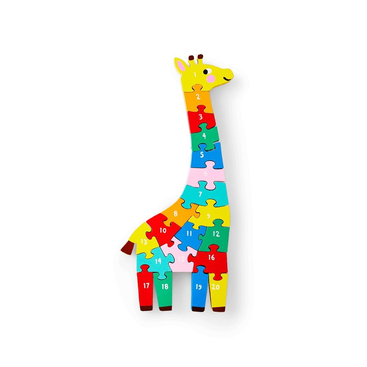 Multicolour giraffe puzzle