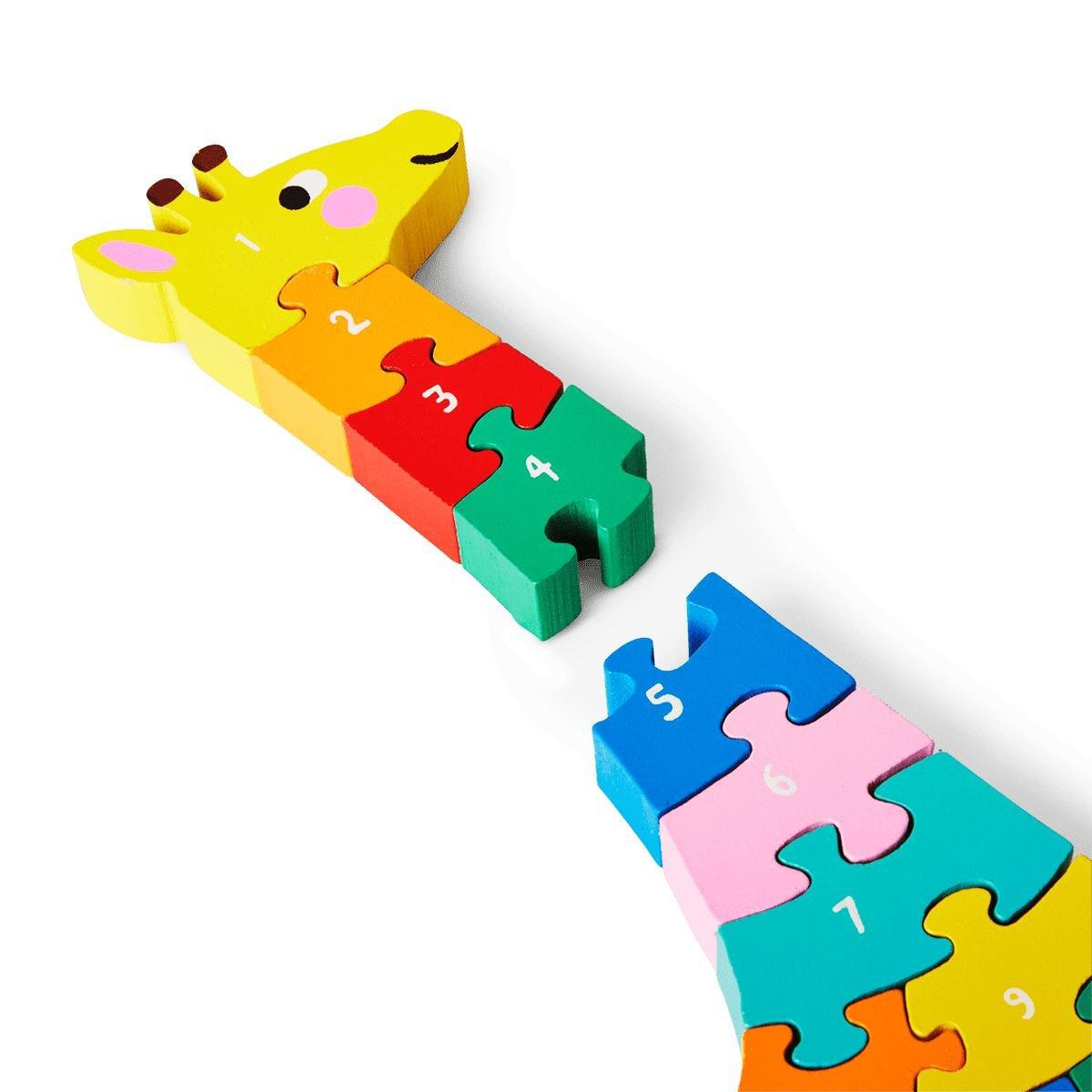 Multicolour giraffe puzzle