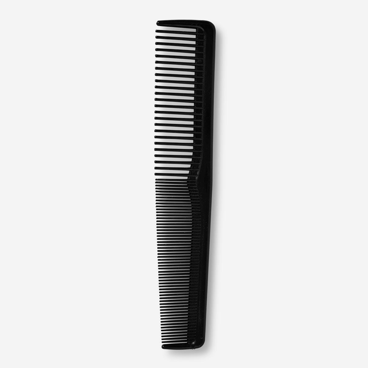 Black plastic comb
