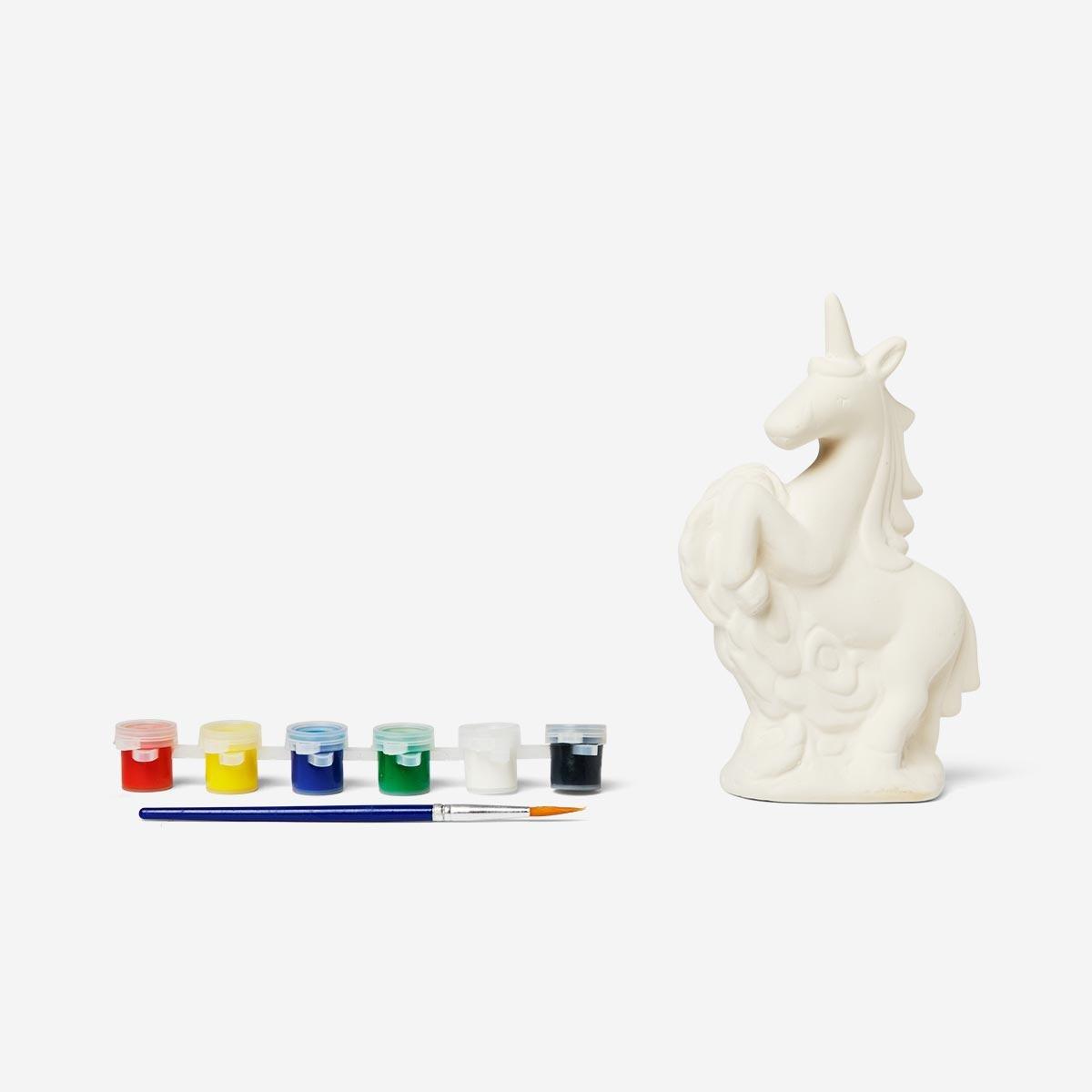 Unicorn paint-your-own figure