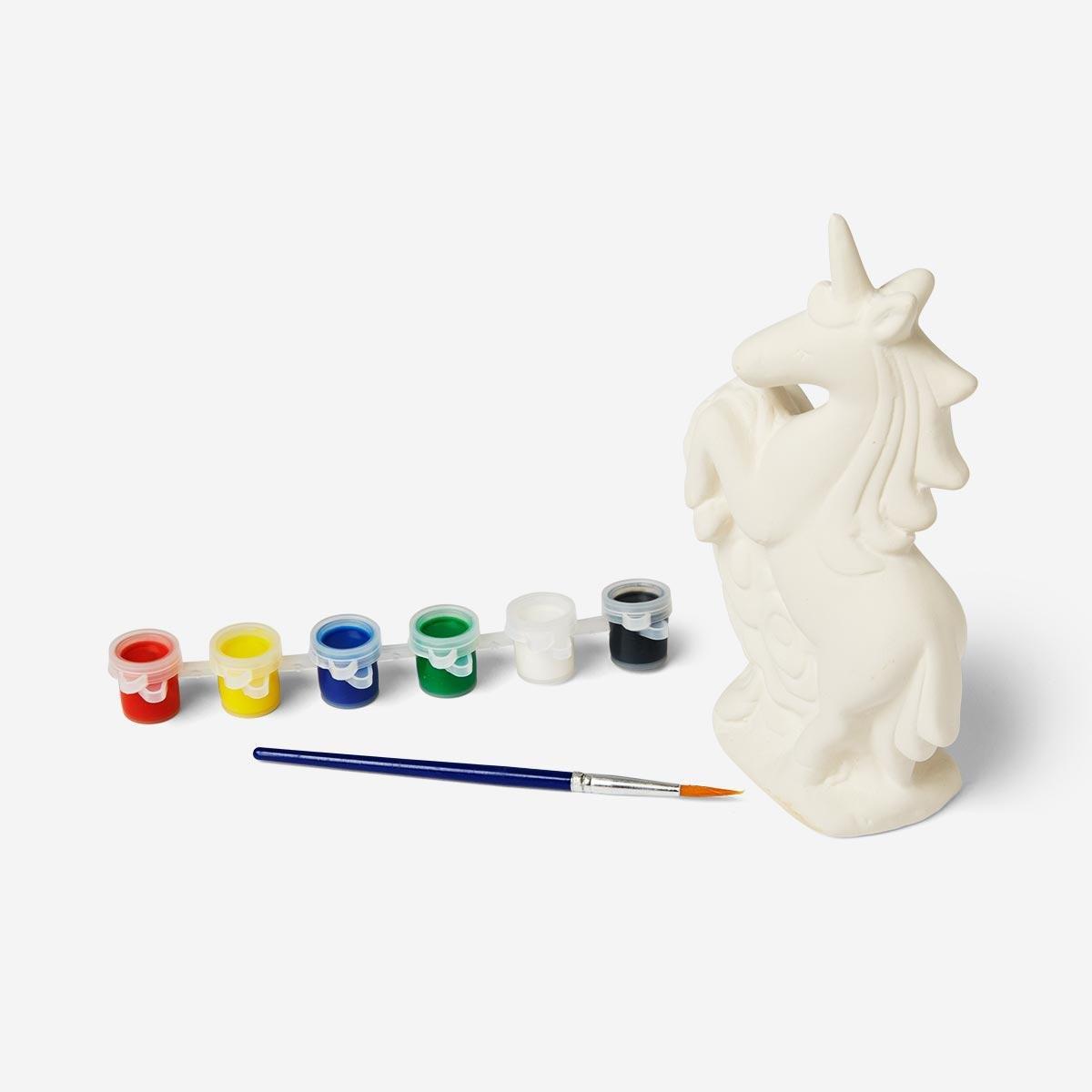 Unicorn paint-your-own figure