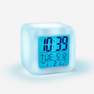 Changing color digital alarm clock
