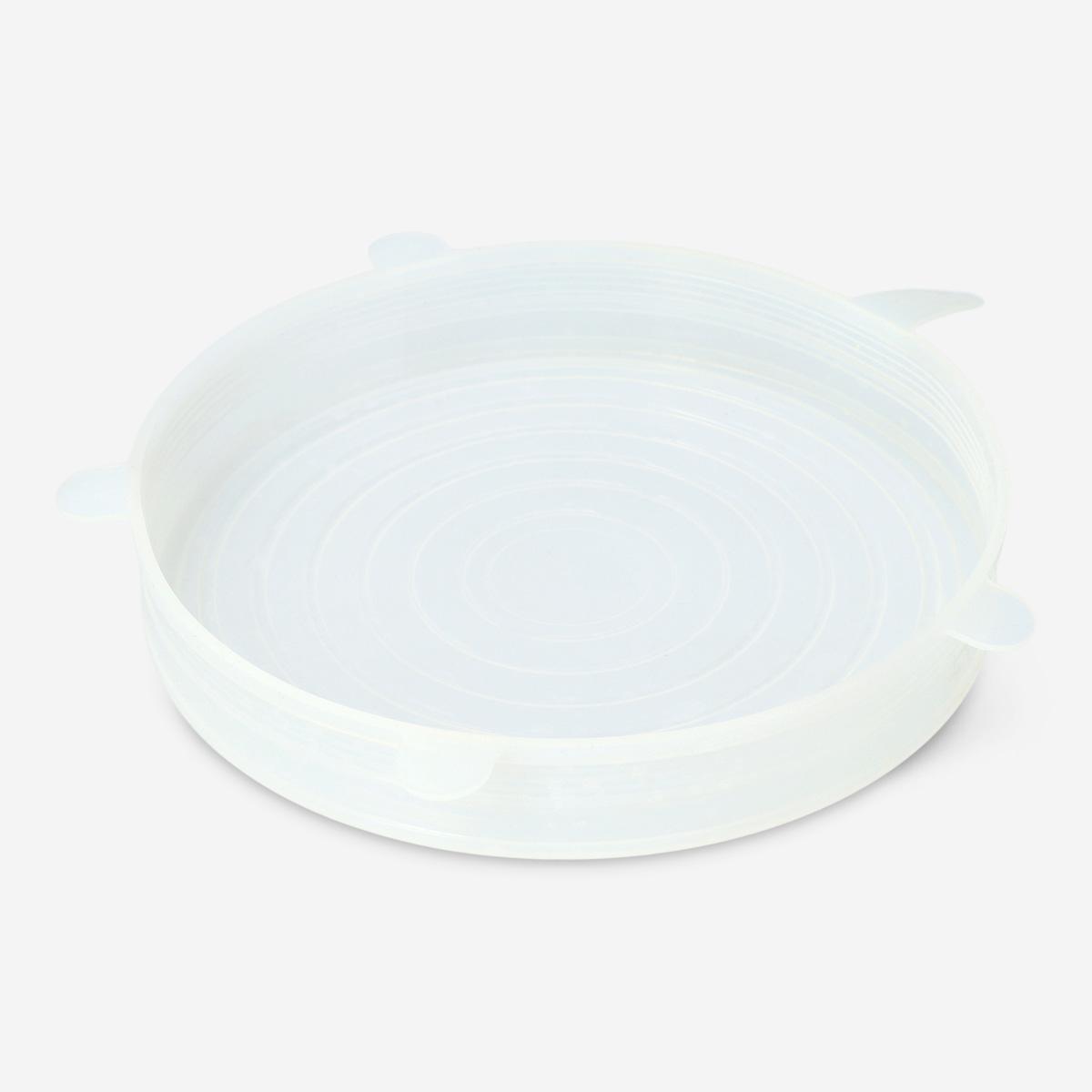 Transparent Reusable stretch lids cover