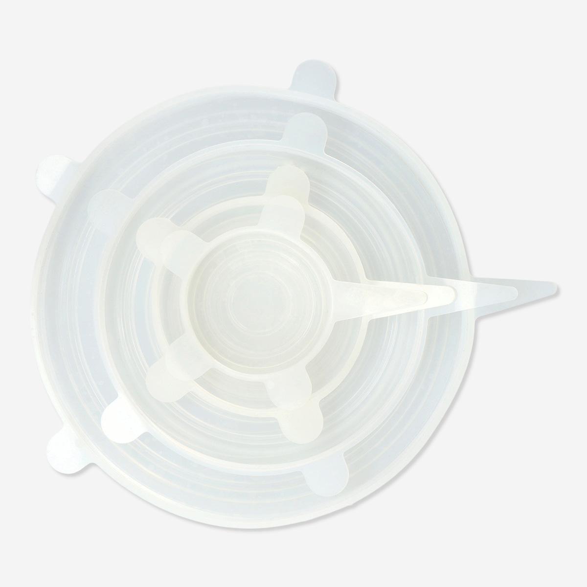 Transparent Reusable stretch lids cover