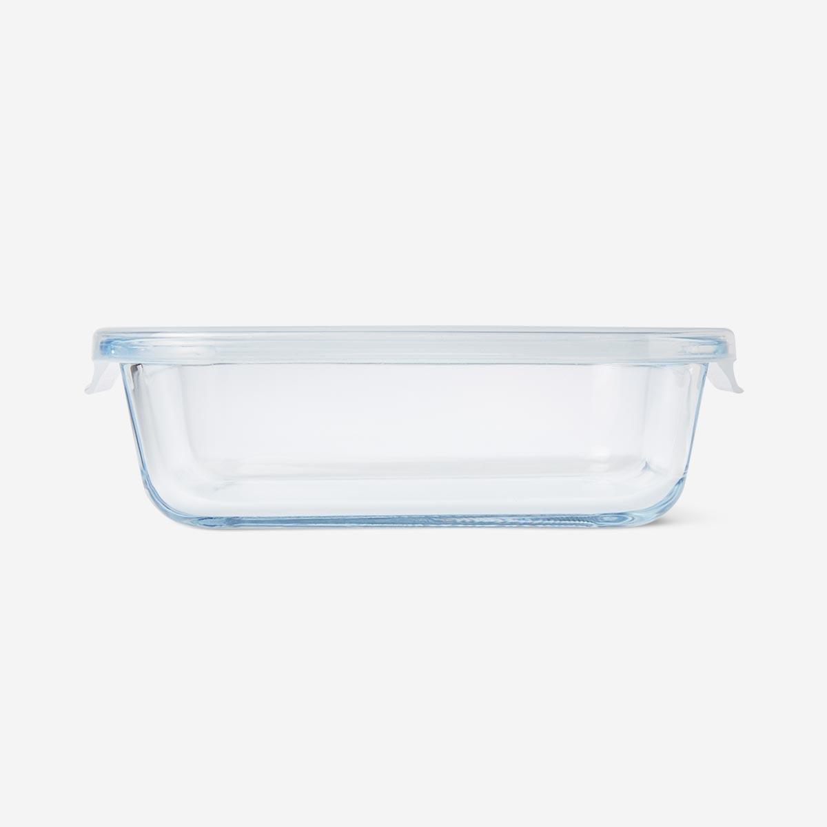 White transparent Lunch box. Small