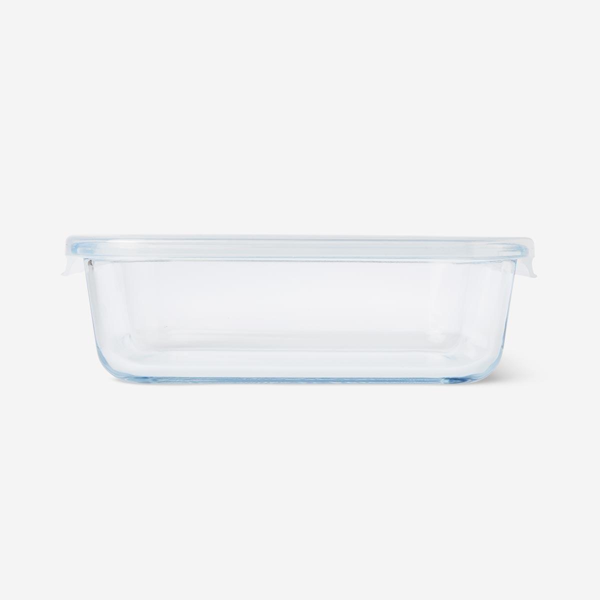 White transparent Lunch box. Large