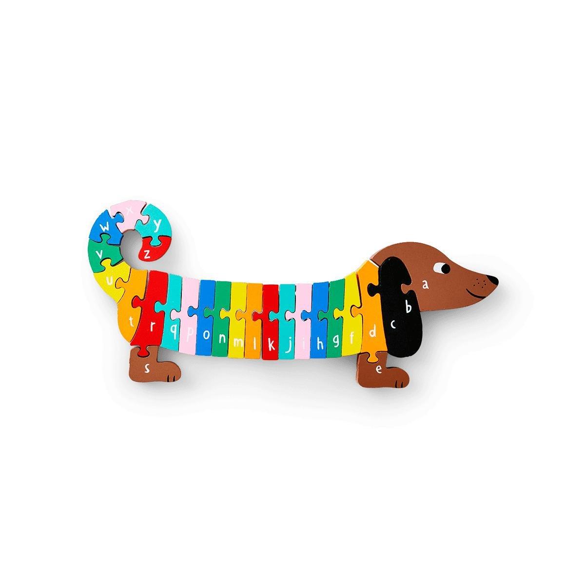 Multicolour dog puzzle