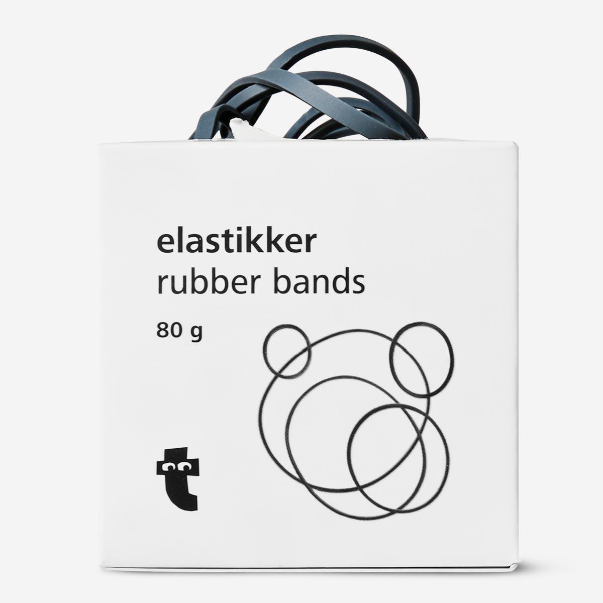 Grey elastic bands