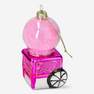 Pink Christmas Bauble. Candyfloss Machine