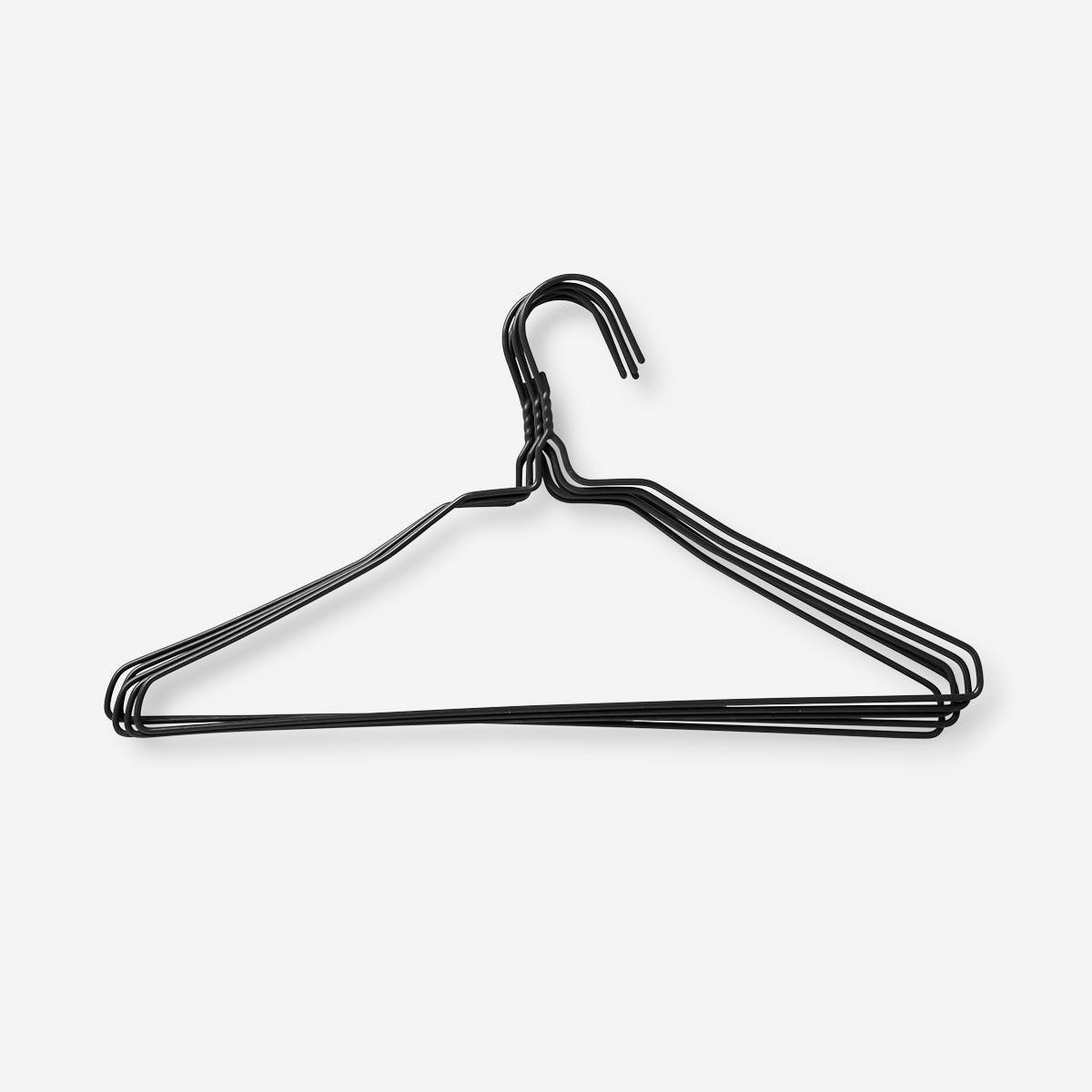 Grey metal hangers