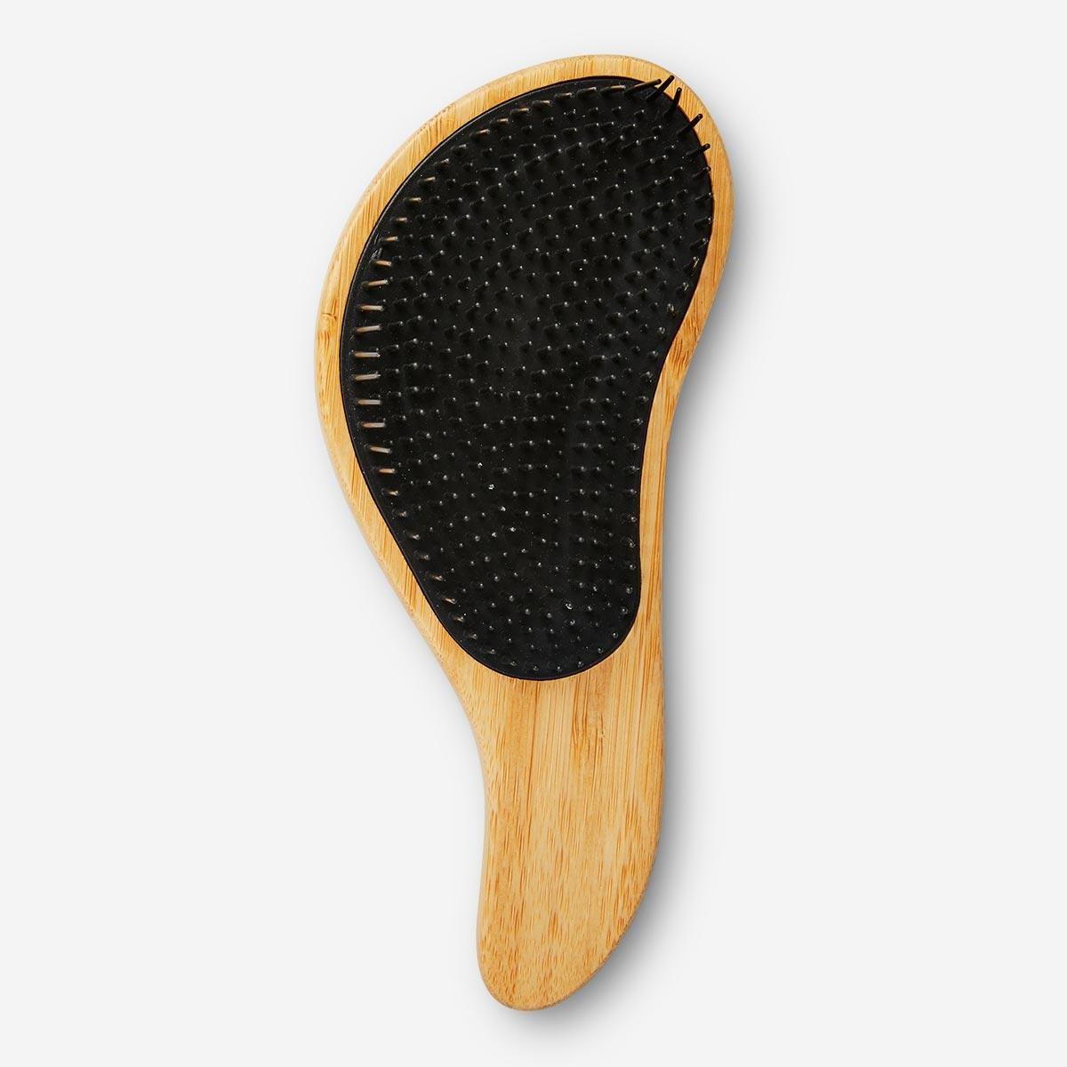 Brown Bamboo detangler brush