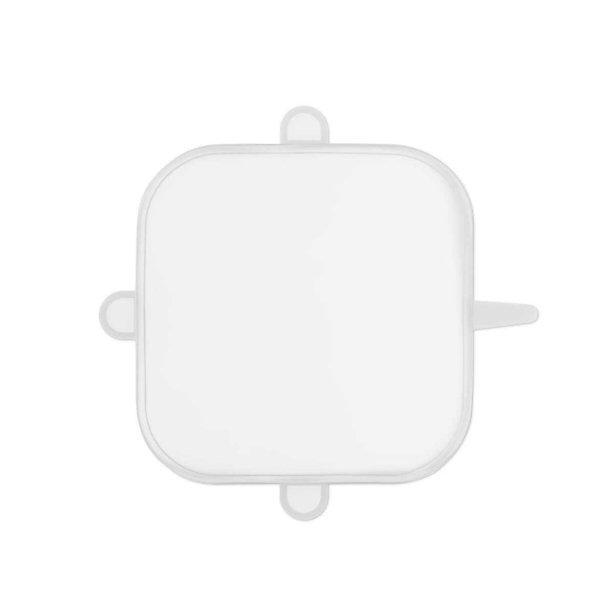 Transparent reusable silicone lids food covers