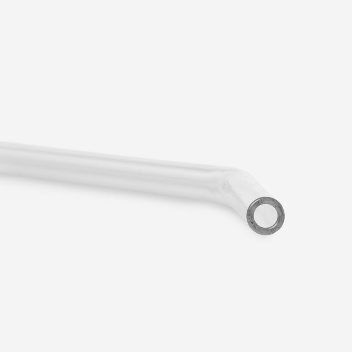 Reusable glass straw