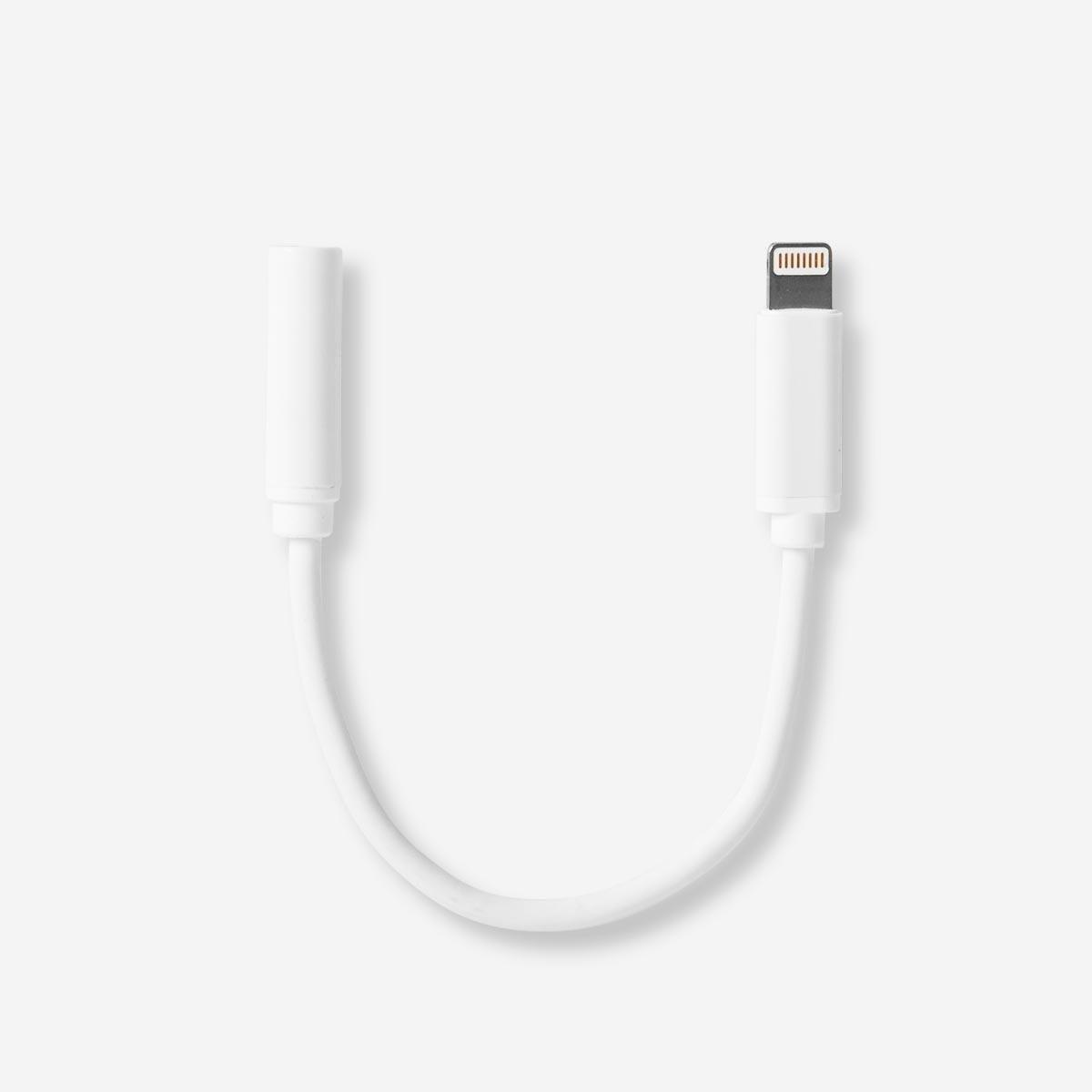 White iPhone Jack Plug Adaptor