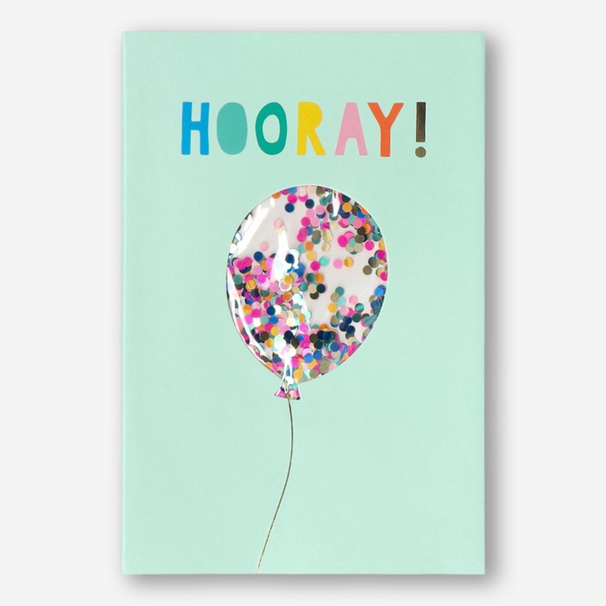 Turquoisebirthday card with envelope