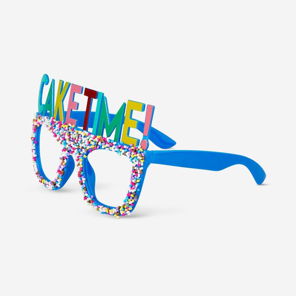 Caketime novelty glasses