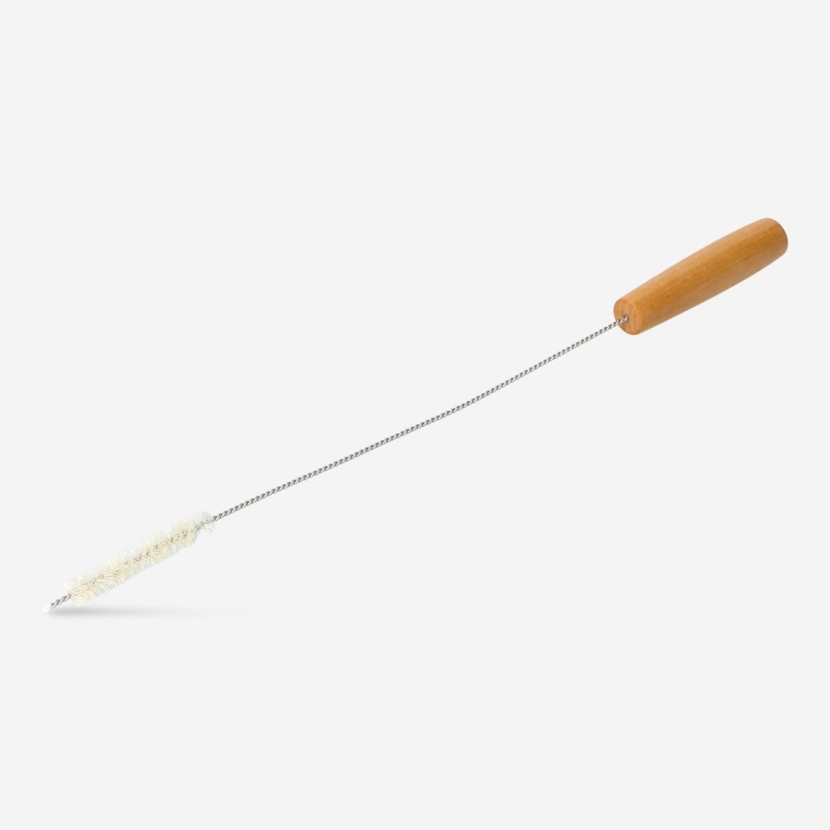 Beige wooden long brush