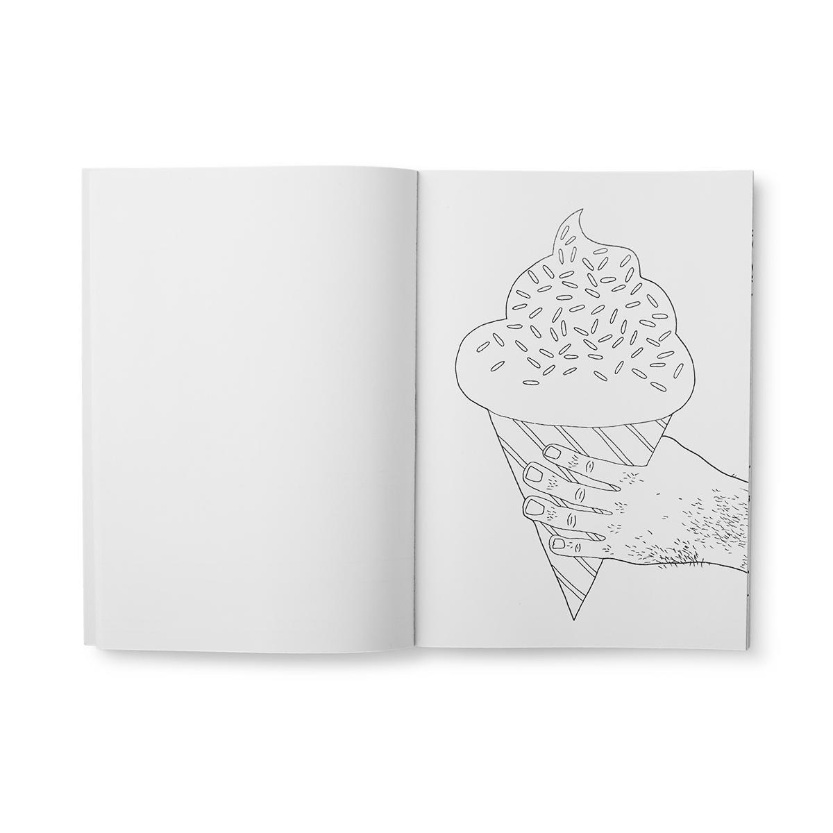 Multicolour colouring book
