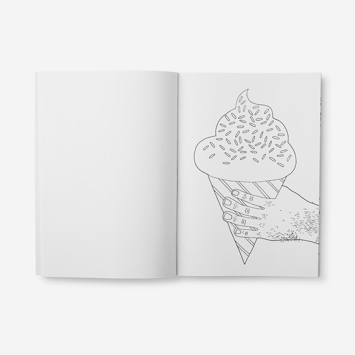 Multicolour colouring book