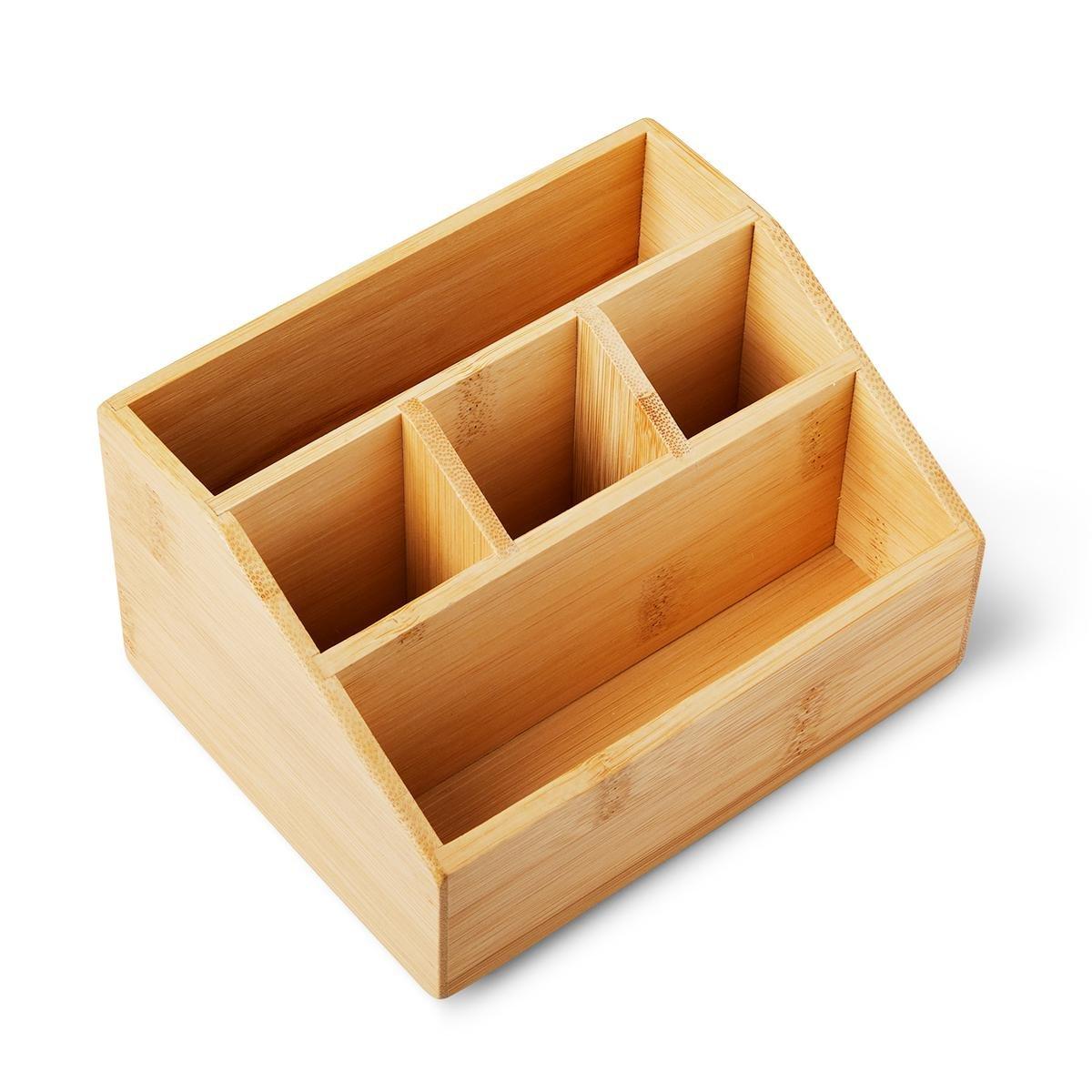 Bamboo make-up organiser
