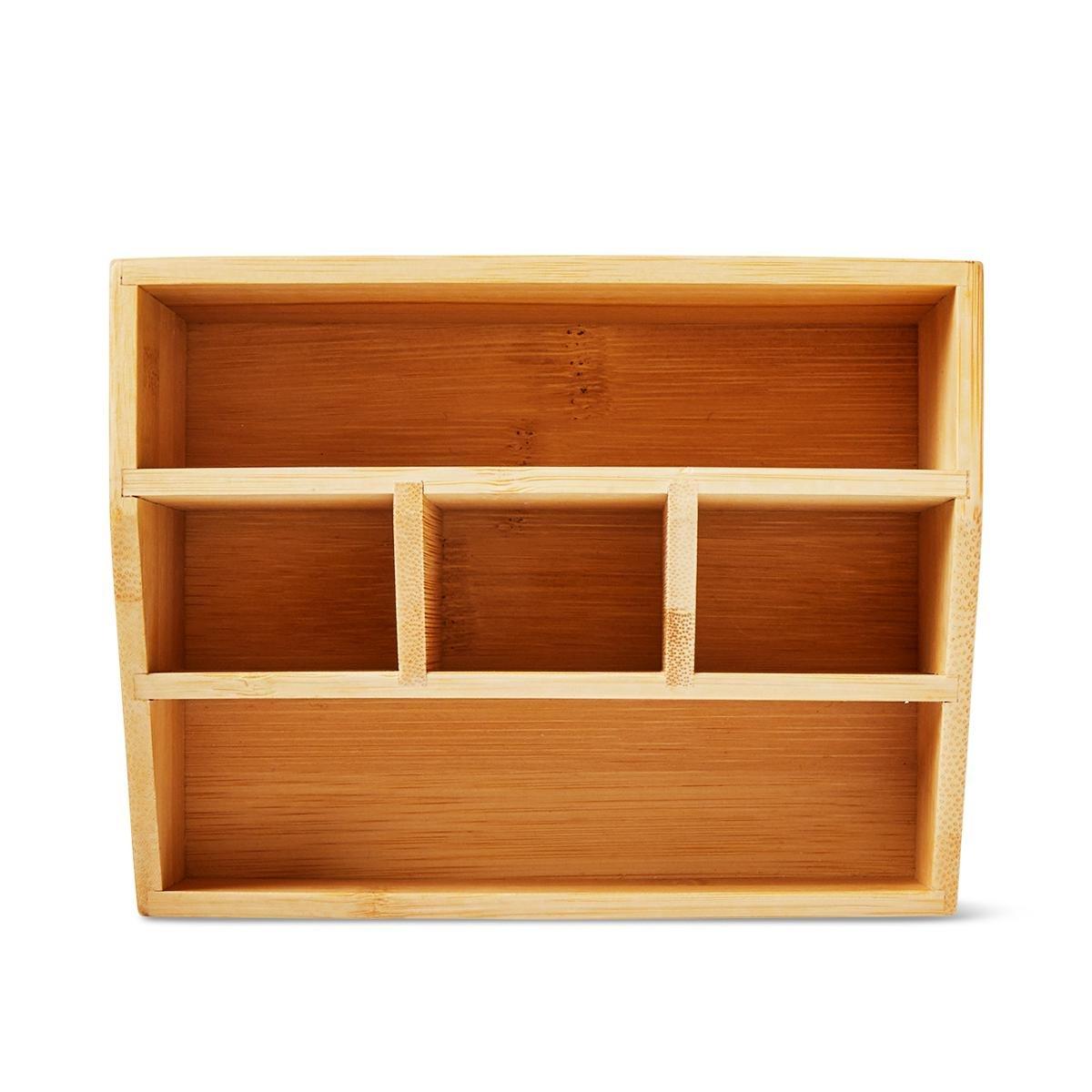 Bamboo make-up organiser